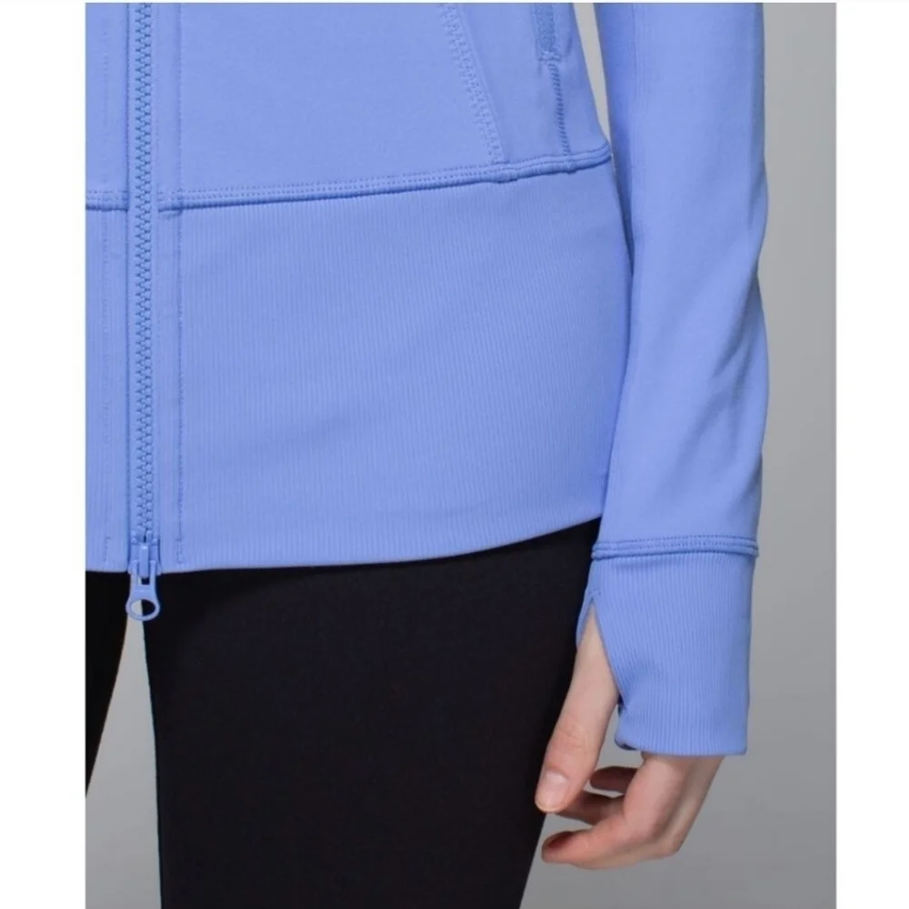 Lululemon Nice Asana Lullaby luon periwinkle running jacket 10